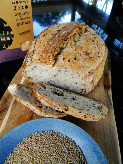 Quinoa bread and seed