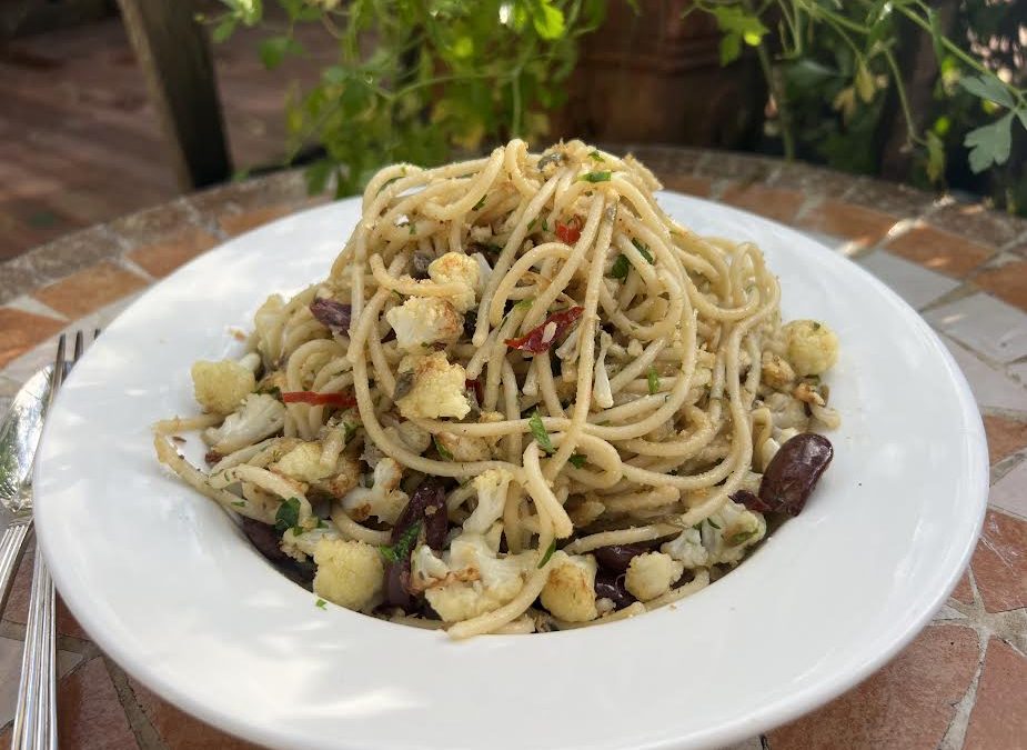 Spaghetti with Cauliflower Strascicata