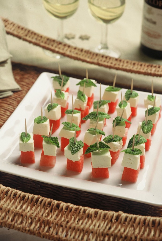 Watermelon, Fetta and Mint Tapas | Cooking with Sheridan